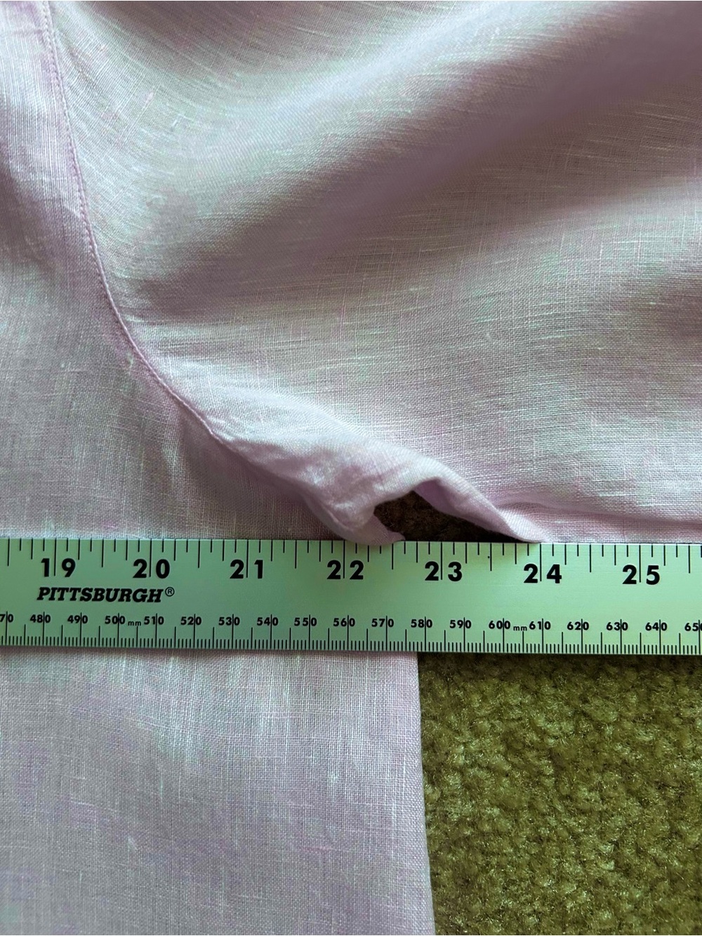 J. Jill Pink Linen Puff Sleeve Top - Picture 5 of 7